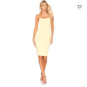 Revolve, strapless bodycon dress